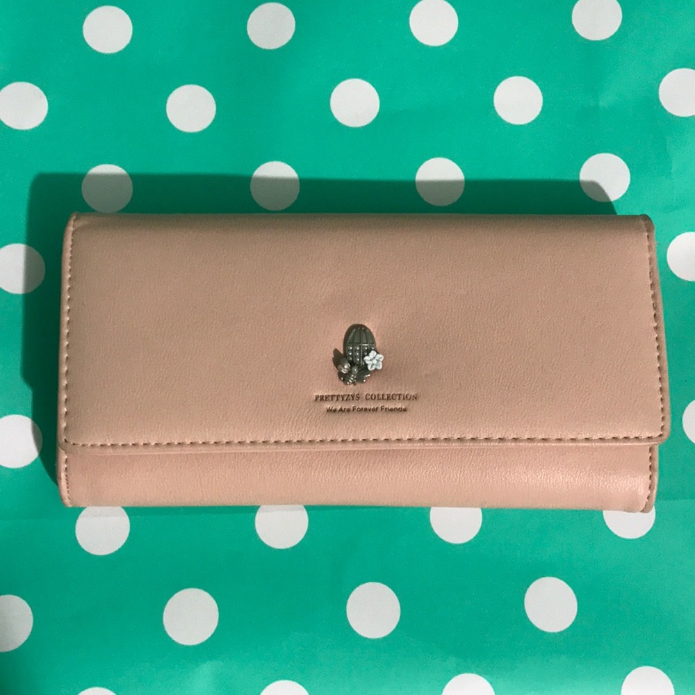 Pastel pink wallet!